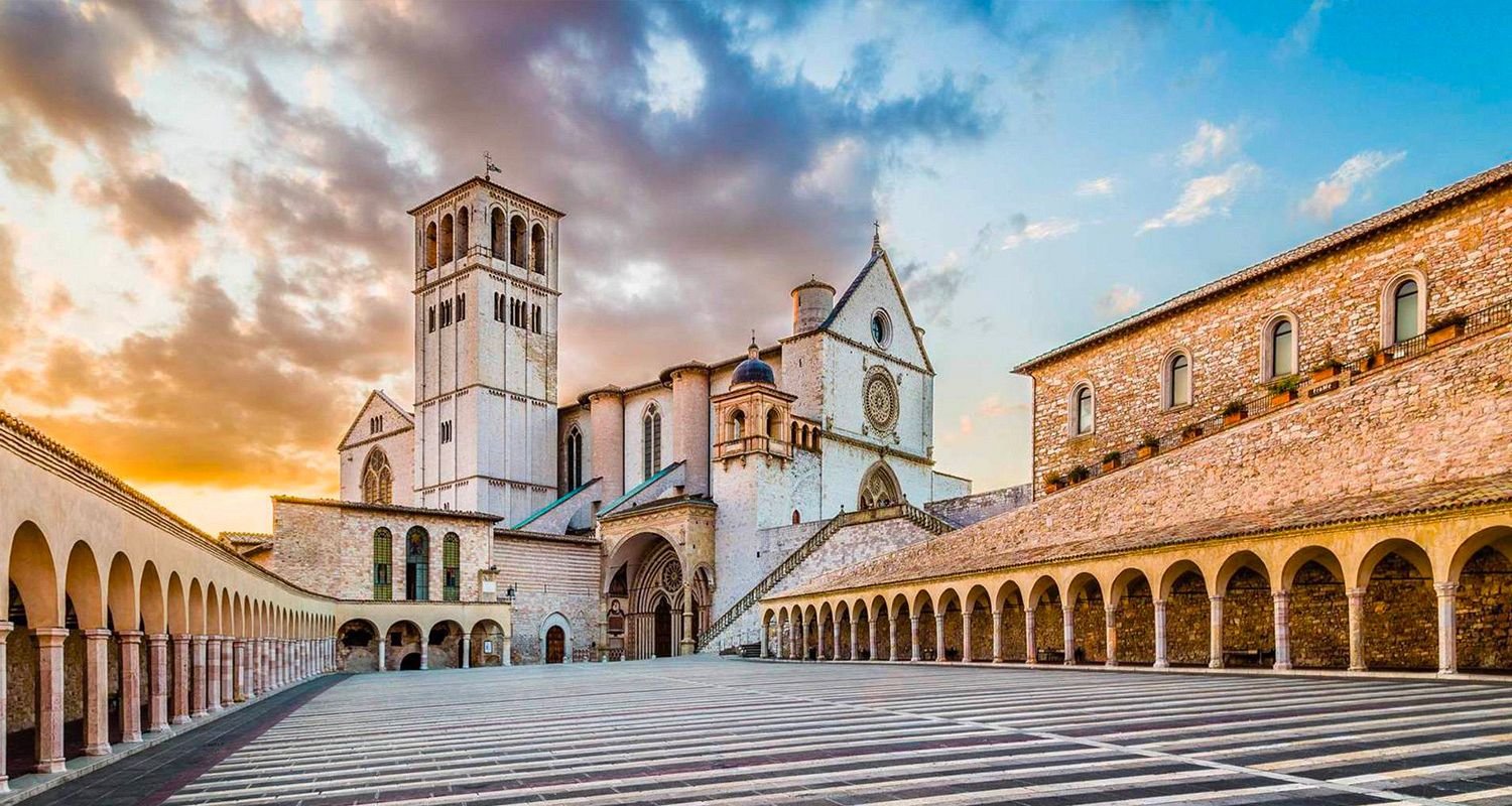 From Florence to Rome with stop in Perugia & Assisi